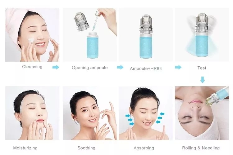 64 Titanium Skin Care Roller Best Derma Roller for Hair