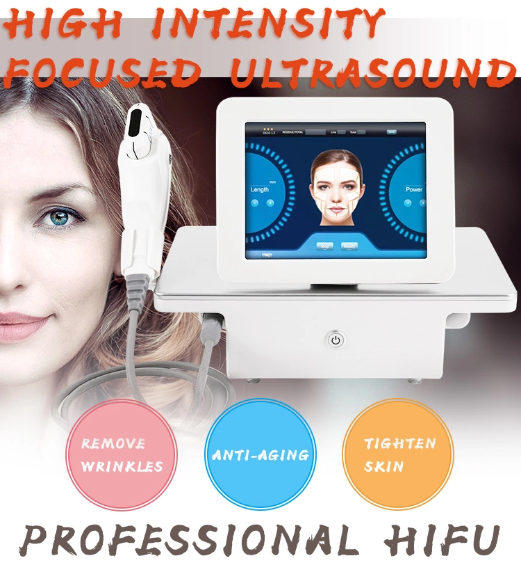 Face Lifting and Anti-Age High Intensity Focused Ultrasound Salon Machine Skin Care